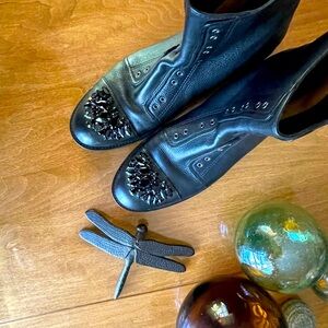 Sundance Jeweled Moto Boots